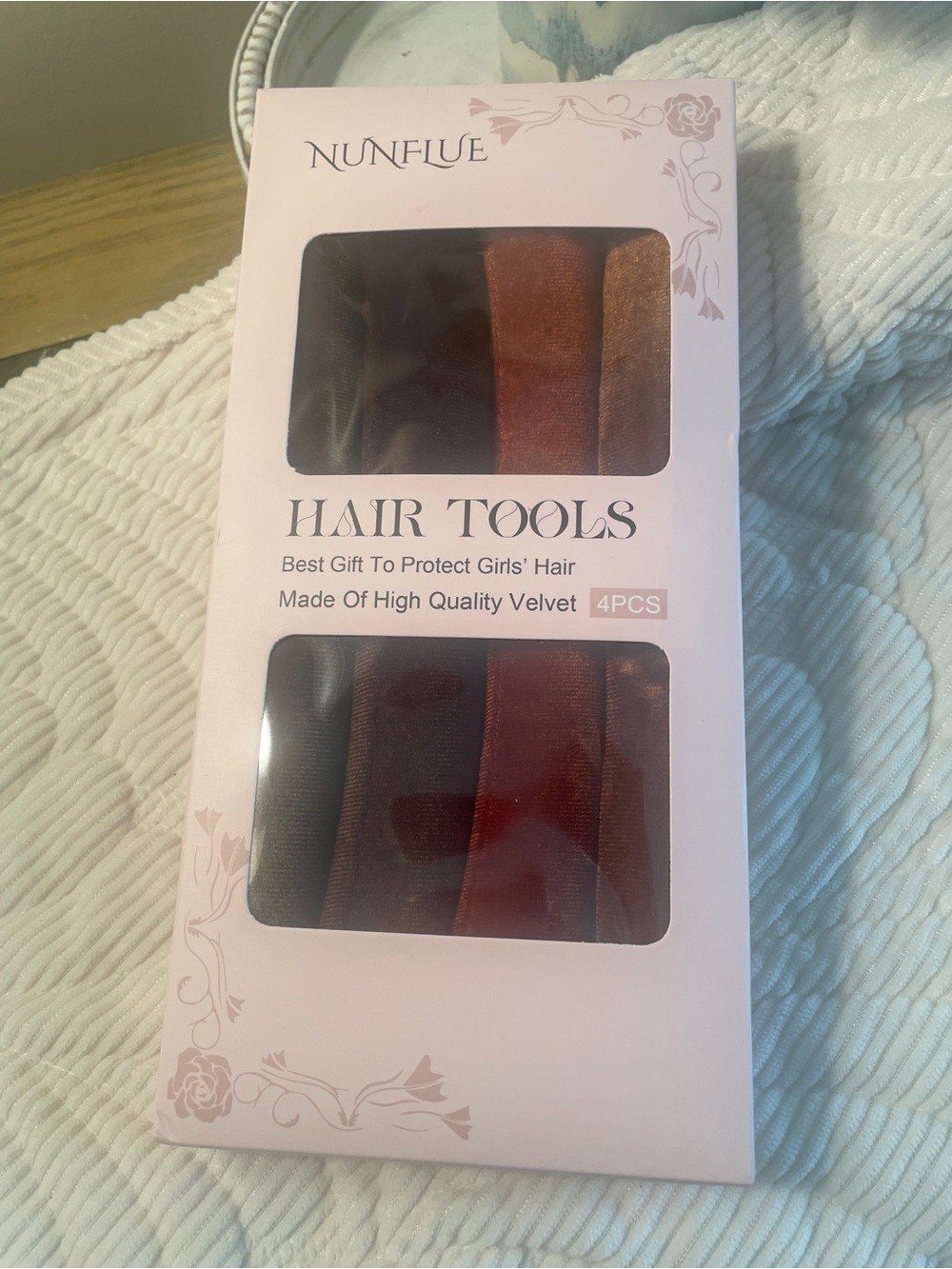 Velvet Hair curlers - 4 Pack in Brown & Rust